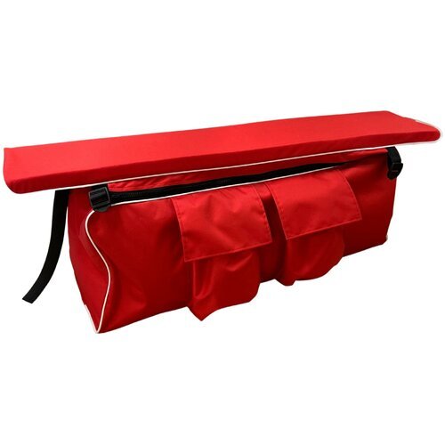 Сумка на сиденье с мягкой накладкой для лодки ПВХ 750*240*60 (цвет: красный)