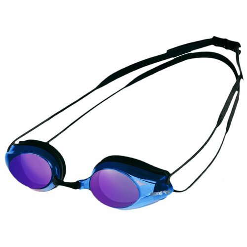 Очки для плавания arena Tracks Mirror 92370, black/blue multi/black