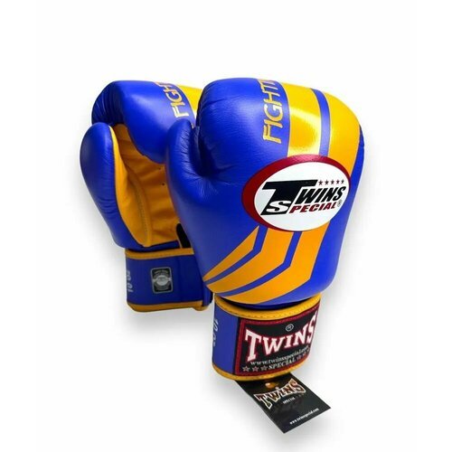 Боксерские перчатки Twins FBGVL3-43 желтый-синий 10 oz