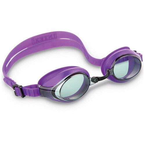 Очки для плавания Racing Goggles фиолетовые, от 8 лет