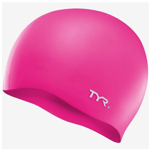Шапочка для плавания Tyr Wrinkle Free Silicone Cap, розовый