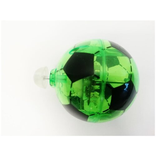 Юла светящаяся футбольный мяч зеленый