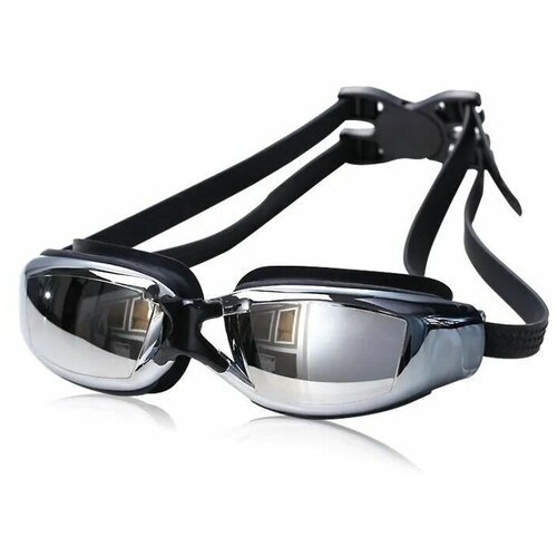 Профессиональные незапотевающие удобные очки для плавания при близорукости (с диоптриями -6.0)
