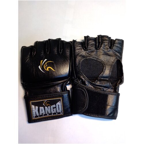 Перчатки для рукопашного боя Kango Fitness 8206, чёрные, размер S