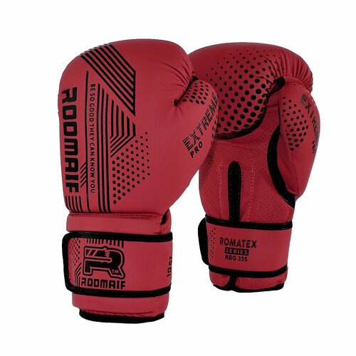 Боксерские перчатки Roomaif Rbg-335 Dх Red размер 10 oz