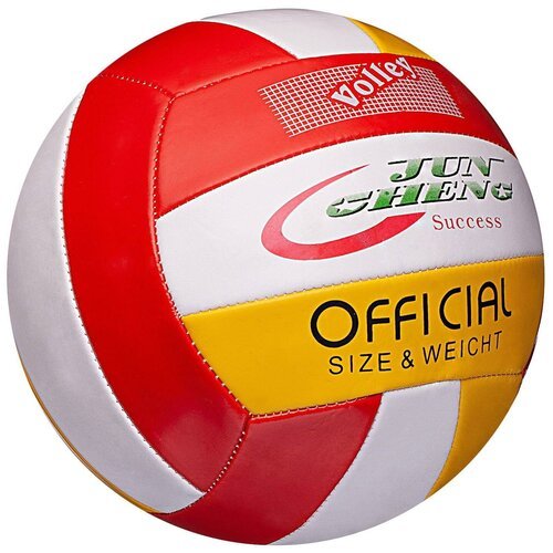 Мяч волейбольный (красный-белый-желтый)