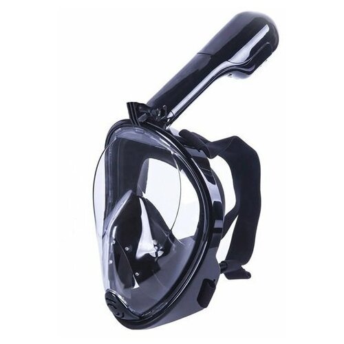 Подводная полнолицевая маска для плавания (снорклинга) FreeBreath L/XL (чёрный)
