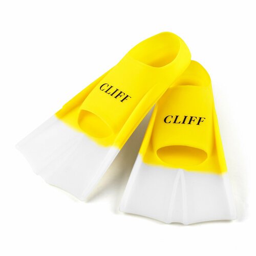 Ласты для бассейна CLIFF р.33-35, BF11 жёлто-белые