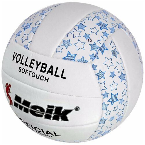 R18039-2 Мяч волейбольный 'Meik-2898' (синий) PU 2.5, 270 гр, машинная сшивка