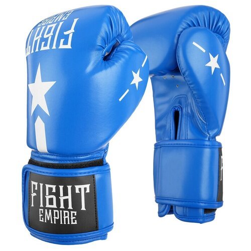 Перчатки боксёрские FIGHT EMPIRE 4153923, детские, 6 унций, цвет синий