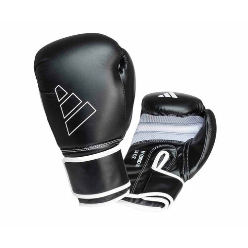 Перчатки боксерские Hybrid 80 черно-белые (вес 8 унций)