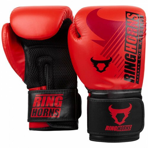 Ringhorns боксерские тренировочные перчатки красно-черные Charger MX (Полиуретан, Ringhorns, 14 унций, Красно- черный) 14 унций
