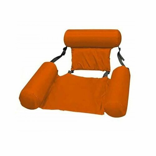 Надувное кресло для пляжа, надувное кресло для бассейна, надувное кресло для воды оранжевое
