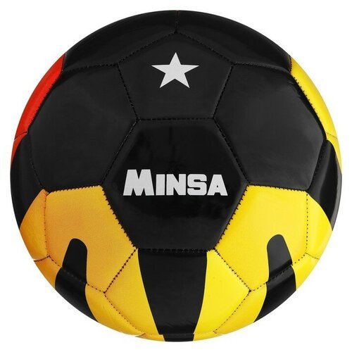 Мяч футбольный MINSA PU машинная сшивка 32 панели размер 5 380 г