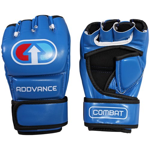 Перчатки для боевого самбо ADDVANCE COMBAT синие, размер M