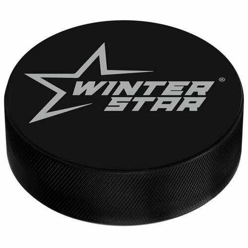 Шайба хоккейная Winter Star, детская, d=6 см (комплект из 10 шт)