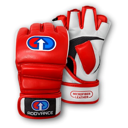 Перчатки для боевого самбо ADDVANCE, размер S, красный