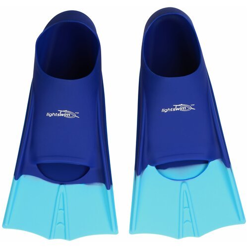 Ласты для плавания детские Training fins Light Swim LSF11 (CH) Синий/Голубой, р. 30-33