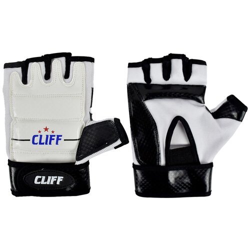 Перчатки для тхэквондо CLIFF CS-195, белые, р.2XS