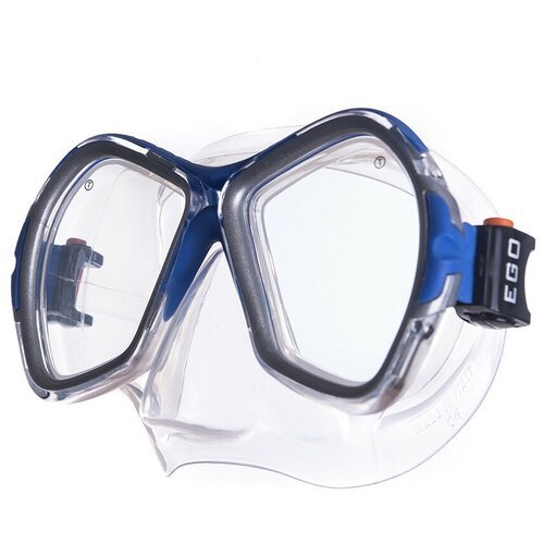 Маска для плавания SALVAS Phoenix Mask CA520S2BYSTH, размер взрослый, серебристо-синяя
