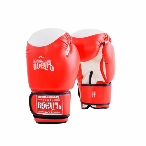 Боксерские перчатки боецъ Bbg-01 Dx красные размер 14 oz