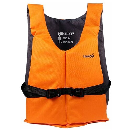 Жилет страховочный плавательный Light hikeXp, оранжевый, универсальный размер / Спортивный спасательный жилет для рыбалки, водных видов спорта, SUP