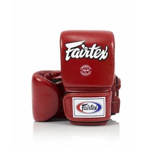 Боксерские перчатки снарядные Fairtex TGO3 красные 12 унций