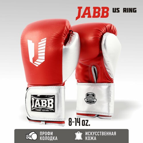 Перчатки бокс.(иск. кожа) Jabb JE-4081/US Ring красный 12ун.