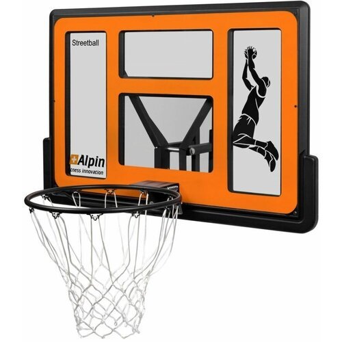 Баскетбольный уличный щит Alpin Streetball BBS-44 с ребрами жесткосткости и амортизацией