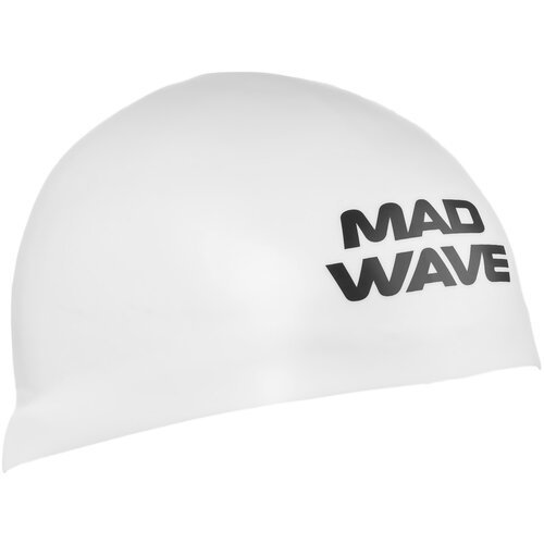 Шапочка для плавания MAD WAVE D-CAP, черный