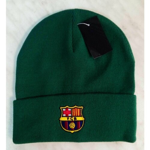 Для футбола Барселона шапка зимняя футбольного клуба BARCELONA ( Испания ) зеленая