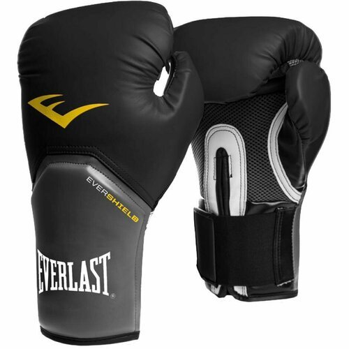 Боксерские перчатки тренировочные Everlast Pro Style Elite - Black (12 oz)