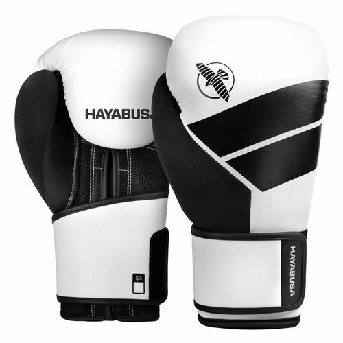 Боксерские перчатки Hayabusa S4 White/Black - Hayabusa - 16 oz