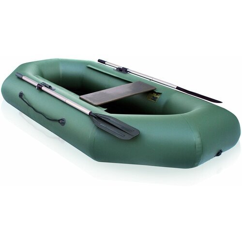 Лодка ПВХ 'Компакт-220N'- натяжное дно (зеленый цвет) упаковка-мешок оксфорд