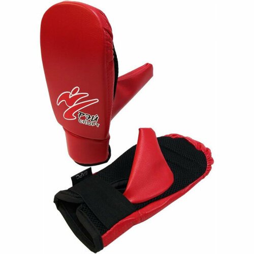 Перчатки снарядные Рэй-Спорт барс (Красный, S)