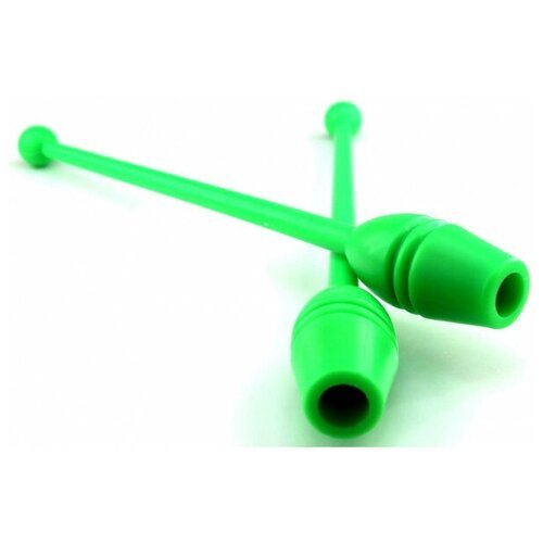 Зеленая булава для художественной гимнастики (пара) 35 см SP2086-387