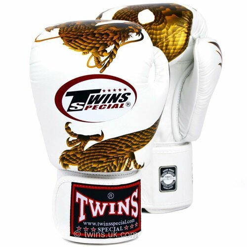 Боксерские перчатки Twins FBGVL3-23 white gold 12oz