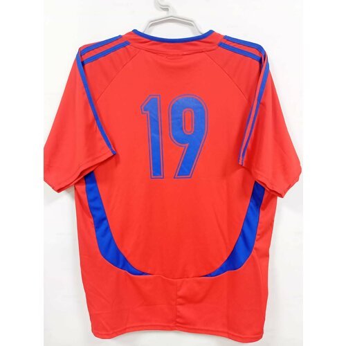 Для футбола №19 размер L ( русский 50 ) форма ( майка + шорты ) футбольная Красная