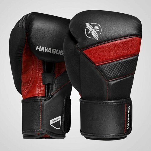 Перчатки боксерские HAYABUSA T3 Boxing Gloves, 14 унций, черно-красные