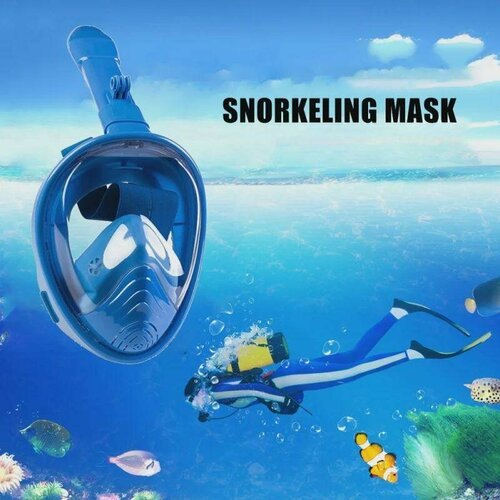 Детская подводная полнолицевая маска для плавания, маска для снорклинга размер XS, розовый