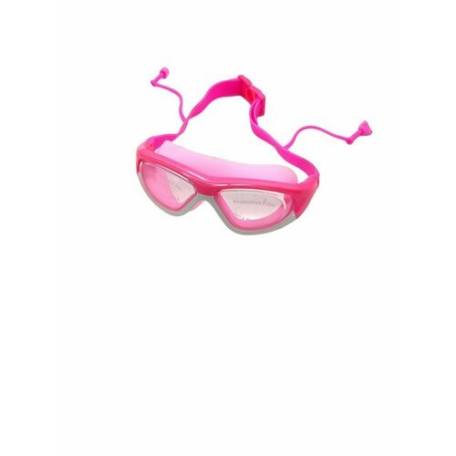 Очки для плавания NewBig с берушами и пластиковым боксом, розовый