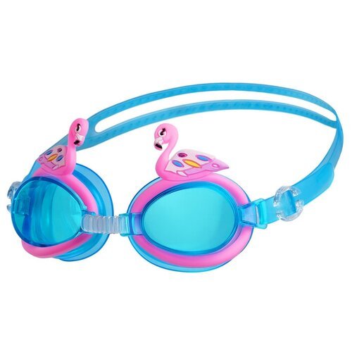Очки для плавания «Фламинго», детские, цвета микс