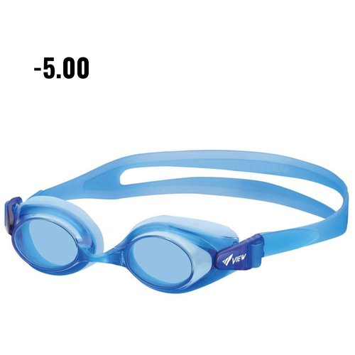 Очки для плавания детские с диоптриями VIEW Quick&Easy V-740JA BL (-5.00)