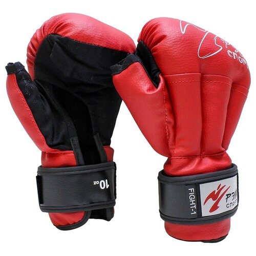 Перчатки для рукопашного боя Рэй-Спорт к/з - красные, L - 12 красные - к/з