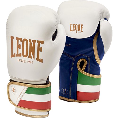 Боксерские перчатки Leone Guanti Boxe Italy 47 GN039 White (12 унций)