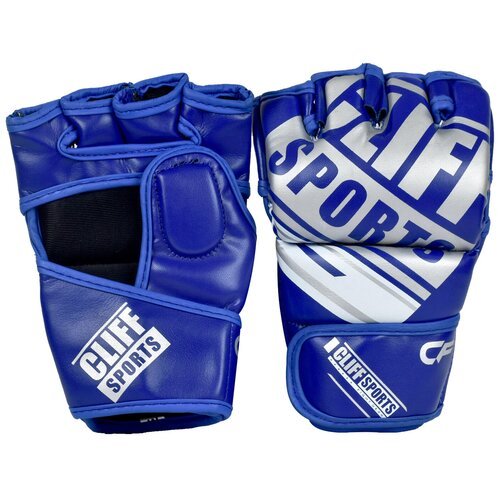 Перчатки для ММА CLIFF CS-530, синие, р. S