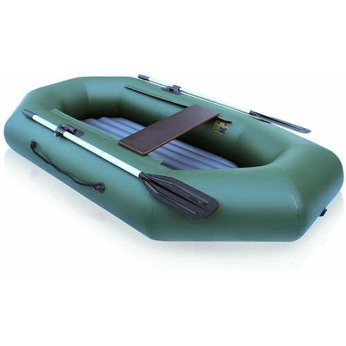 Лодка ПВХ 'Компакт-220N'- НД надувное дно (зеленый цвет) упаковка-мешок оксфорд