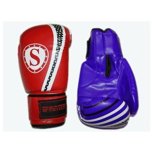 Перчатки бокс/ боксерские перчатки/ тренировочные перчатки SPRINTER PUNCH-STAR. Размер-вес: 6 oz. Материал: качественная искусственная кожа flex. Цвет: красный.