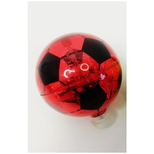 Юла светящаяся футбольный мяч красный