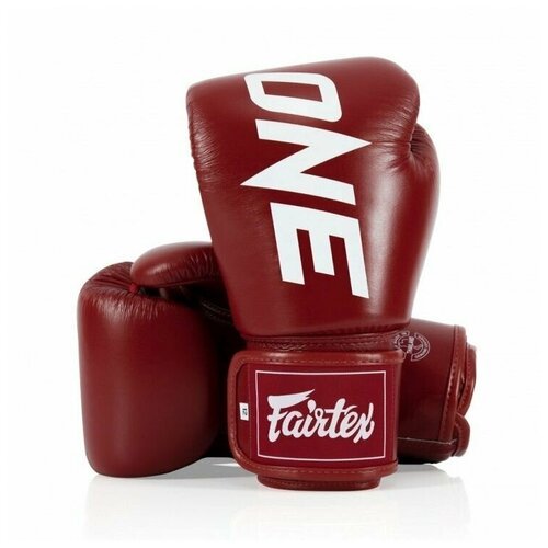 Боксерские перчатки Fairtex One ChampionShip красные 14 унций